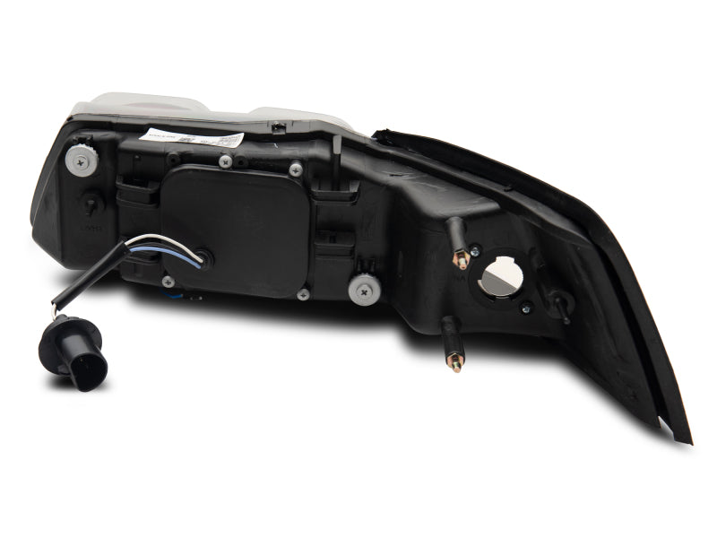 Raxiom 99-04 Ford Mustang Dual LED Halo Projector Headlights- Black Housing (Clear Lens) Headlights Raxiom