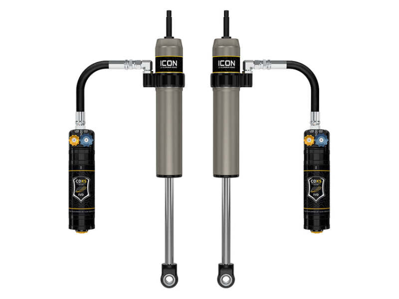 ICON 05-23 Toyota Tacoma 0-1.5in Lift Rear VS 2.5 Alum Remote Resi Shock Absorber w/ CDXS Pair Shocks and Struts ICON