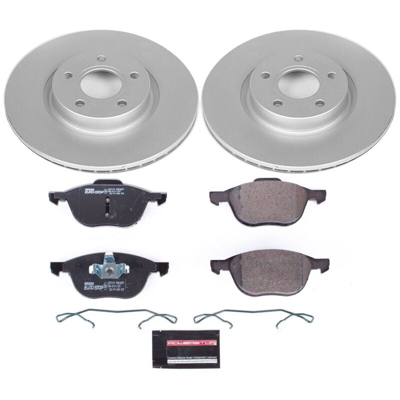Power Stop 13-17 Ford C-Max Front Euro-Stop Brake Kit Brake Kits - OE PowerStop