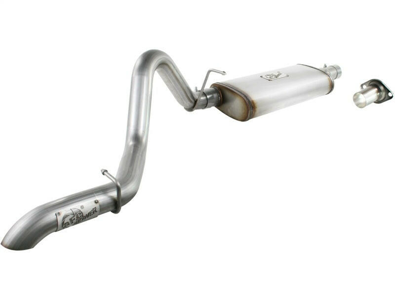 aFe MACHForce XP Exhausts Cat-Back SS-409 EXH Jeep Wrangler TJ 97-06 I6-4.0L HT - 2.5 In. Catback aFe