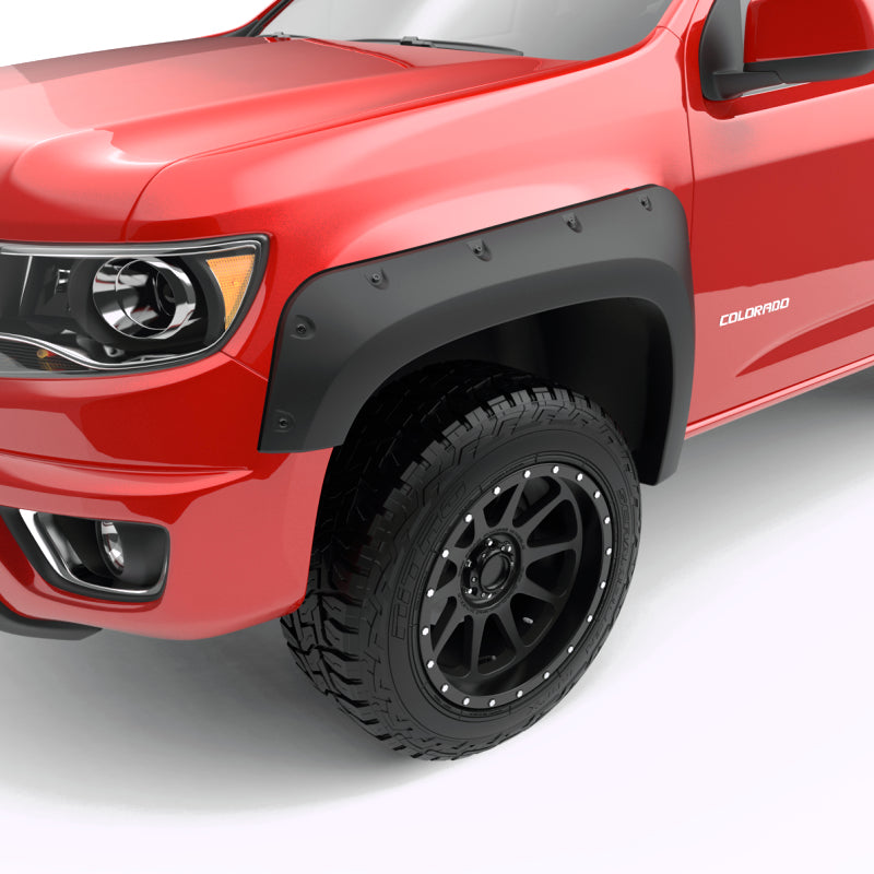 EGR 15+ Chevy Colorado 5ft Bed Bolt-On Look Fender Flares - Set - Matte Fender Flares EGR