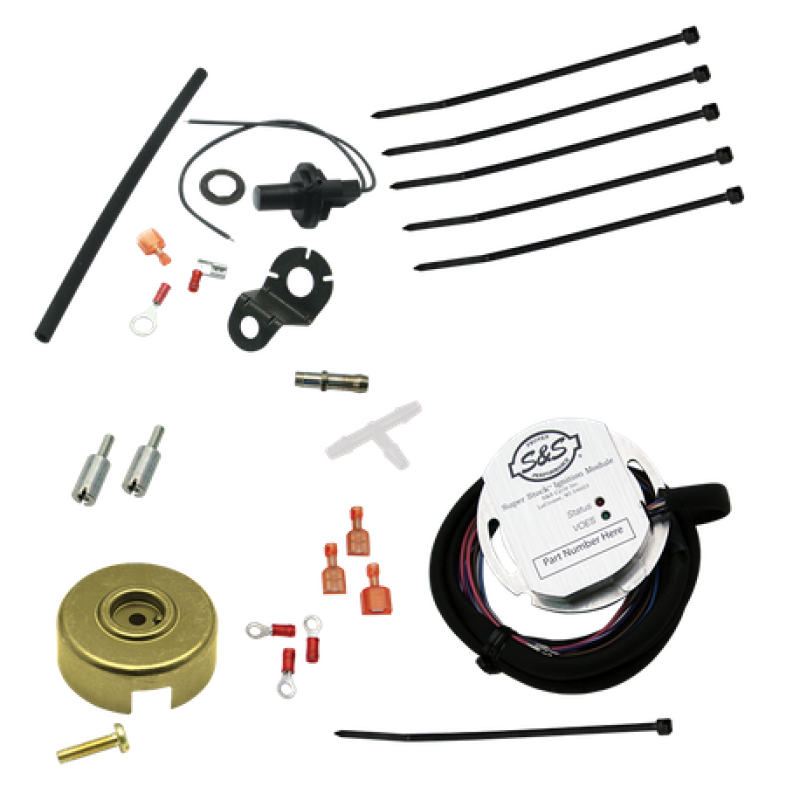 S&S Cycle 84-99 BT 96in Super Stock 96in Ignition Kit Stock Replacement Ignition S&S Cycle