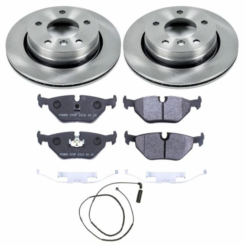 Power Stop 2000 BMW 323Ci Rear Track Day Brake Kit Brake Kits - Performance Blank PowerStop