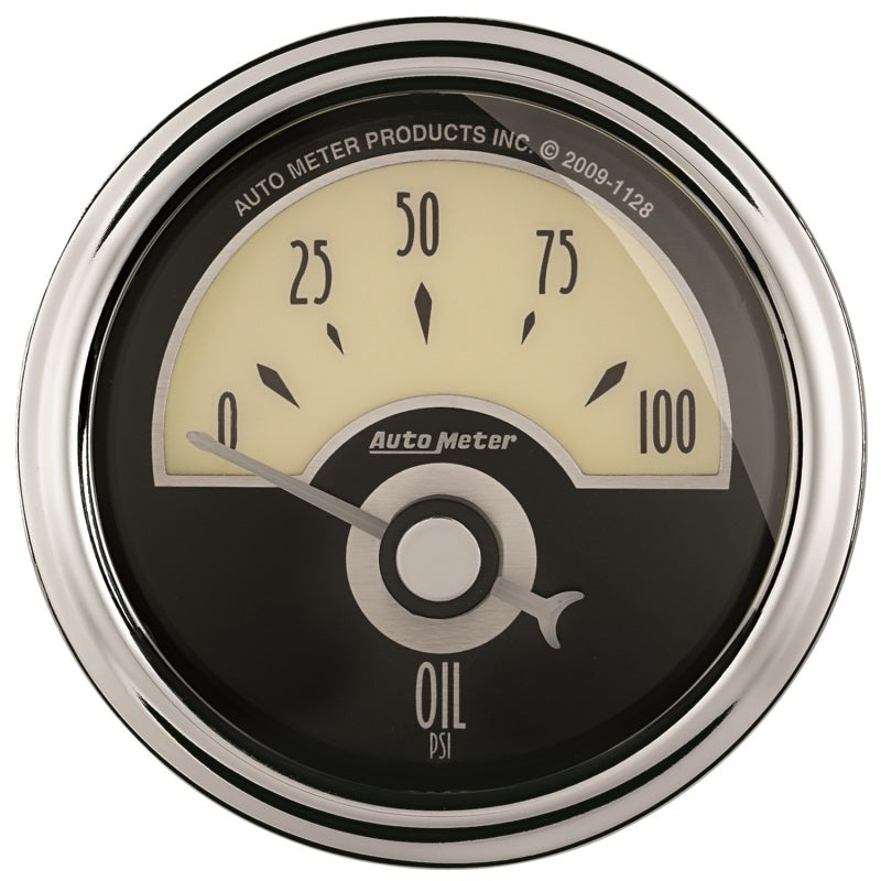 AutoMeter Gauge Oil Press 2-1/16in. 100PSI Elec Cruiser Ad Gauges AutoMeter