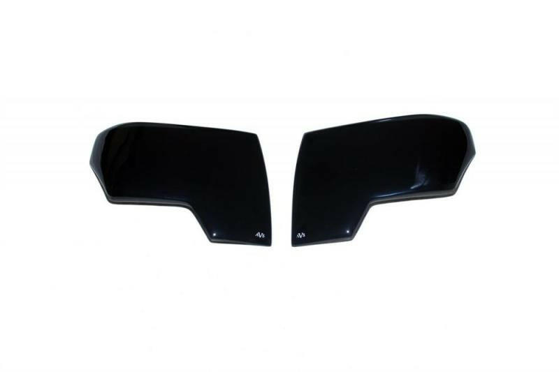 AVS 14-18 GMC Sierra 1500 Headlight Covers - Smoke Light Covers and Guards AVS