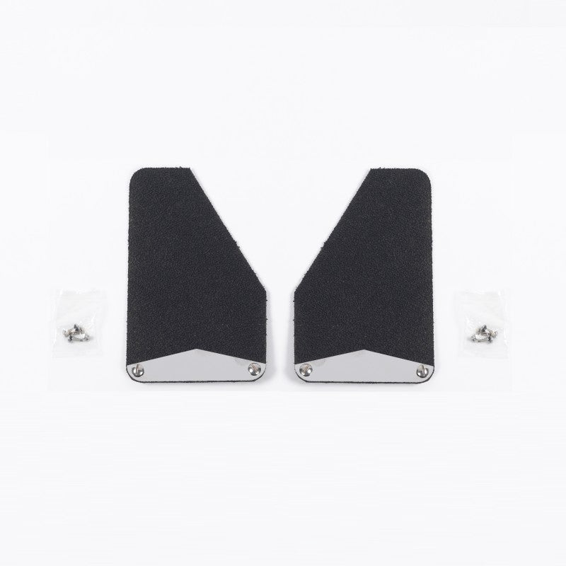 Putco Universal - Rubber Mud Flap w/ SS Trim (6in x 10in) Mud Flaps Putco