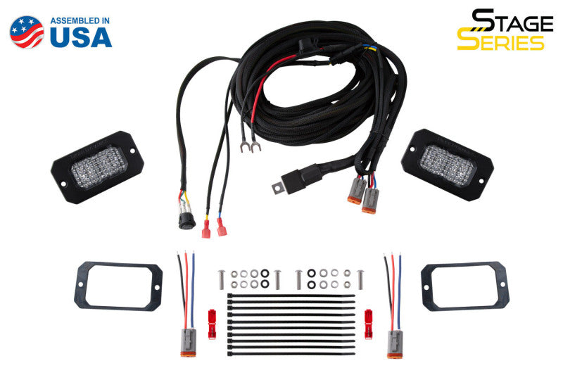 Diode Dynamics Stage Series Flush Mount Reverse Light Kit C1 Pro Light Accessories and Wiring Diode Dynamics
