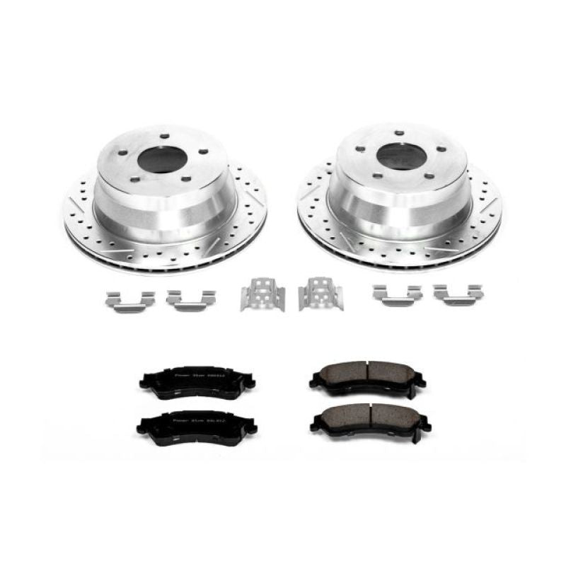 Power Stop 97-05 Chevrolet Blazer Rear Z23 Evolution Sport Brake Kit Brake Kits - Performance D&S PowerStop