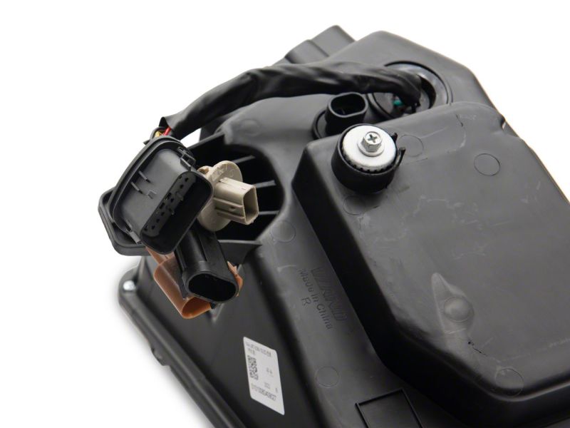 Raxiom 10-12 Ford Mustang w/ Factory Halogen LED Projector Headlights- Blk Housing (Clear Lens) Headlights Raxiom