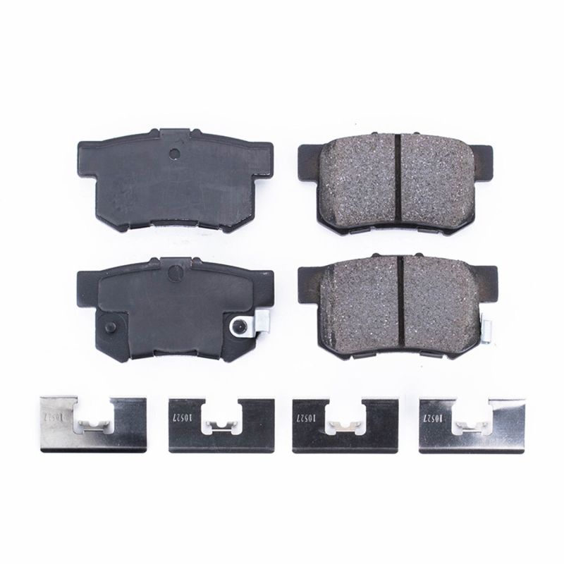 Power Stop 01-03 Acura CL Rear Z17 Evolution Ceramic Brake Pads w/Hardware Brake Pads - OE PowerStop