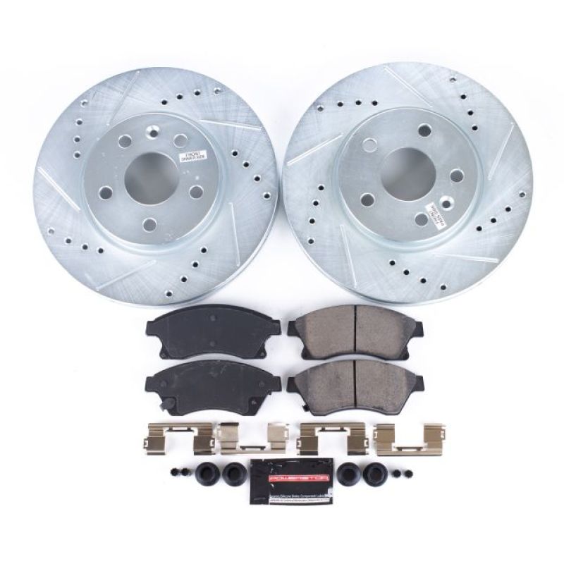 Power Stop 11-15 Chevrolet Cruze Front Z23 Evolution Sport Brake Kit Brake Kits - Performance D&S PowerStop