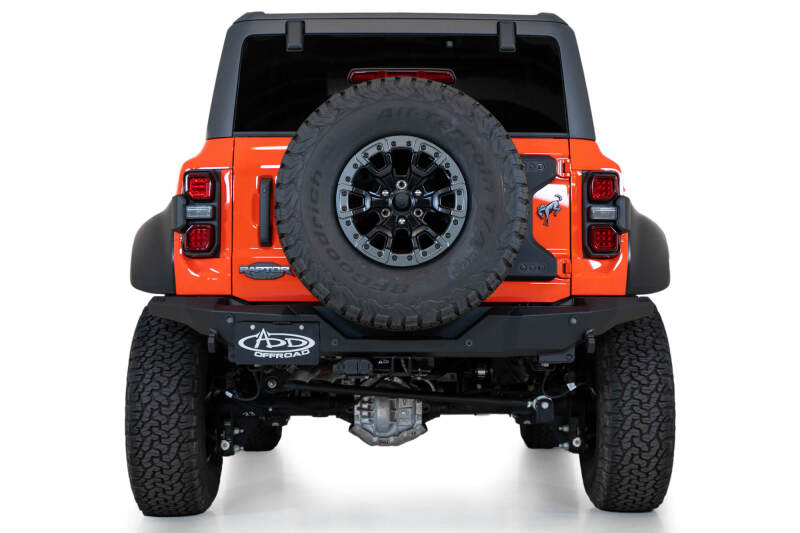 Addictive Desert Designs 22-23 Ford Bronco Raptor Rock Fighter Rear Bumper Bumpers - Steel Addictive Desert Designs