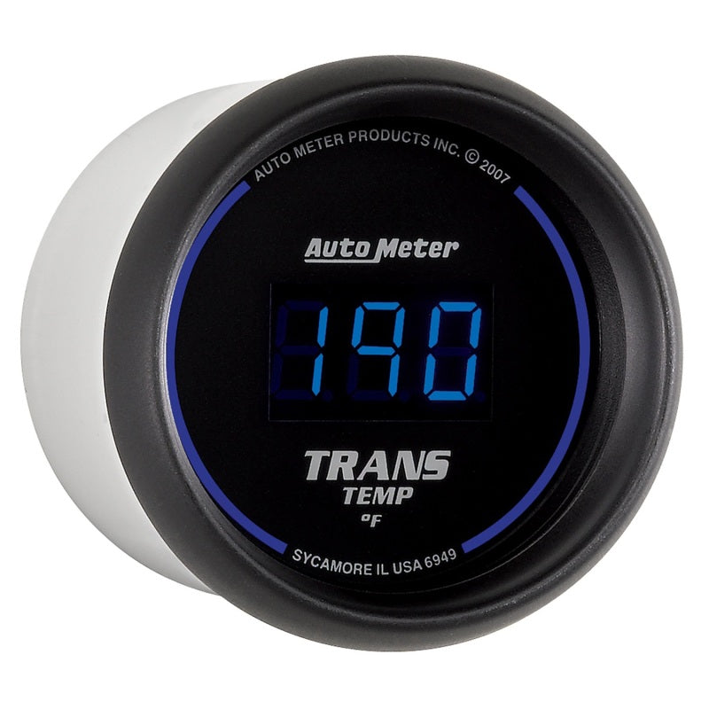 Autometer 52.4mm Black Digital Trans Temperature Gauge Gauges AutoMeter