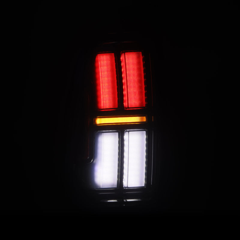 AlphaRex 05-15 Toyota Tacoma NOVA Prismatic LED Tail Lights - Alpha-Black Tail Lights AlphaRex