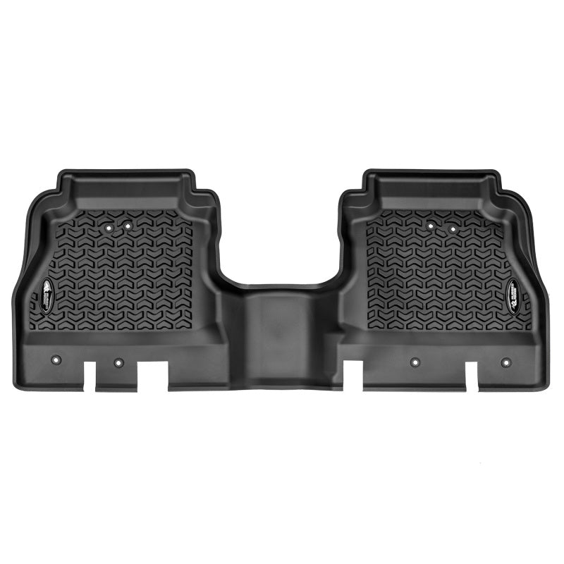 Rugged Ridge Floor Liner Rear Black 2020 Jeep Gladiator JT Floor Mats - Rubber Rugged Ridge