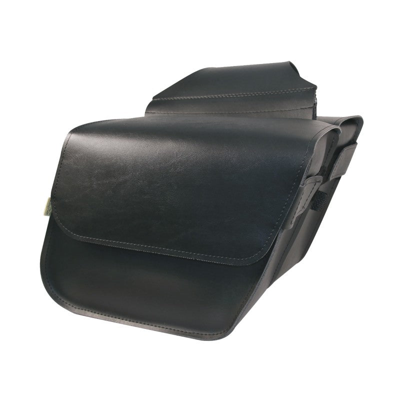 Willie & Max Universal Raptor Compact Slant Saddlebags (12 in L x 9.5 in W x 5.5 H) - Black Bags - Saddlebags Willie & Max