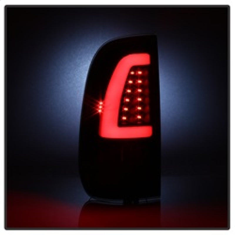 xTune 97-03 Ford F-150 Light Bar LED Tail Lights - Black Smoke (ALT-ON-FF15097-LBLED-BSM) Tail Lights SPYDER