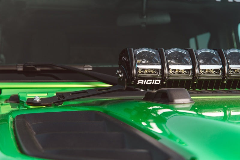 Rigid Industries 2018 Jeep JL - Hood Mount Kit - Mounts 20in Adapt Series Light Mounts Rigid Industries