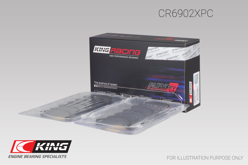King Engine Bearings Nissan VQ35HR/VQ37VHR/VR30DTT pMaxKote Rod Bearing Set - Size STDX Bearings King Engine Bearings