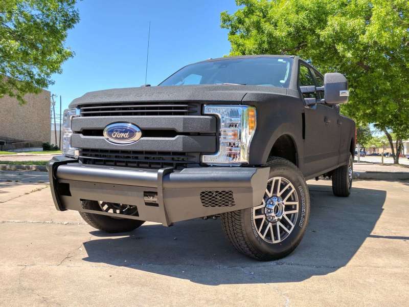 Road Armor 17-20 Ford F-250 Vaquero Front Non-Winch Bumper - Tex Blk Bumpers - Steel Road Armor
