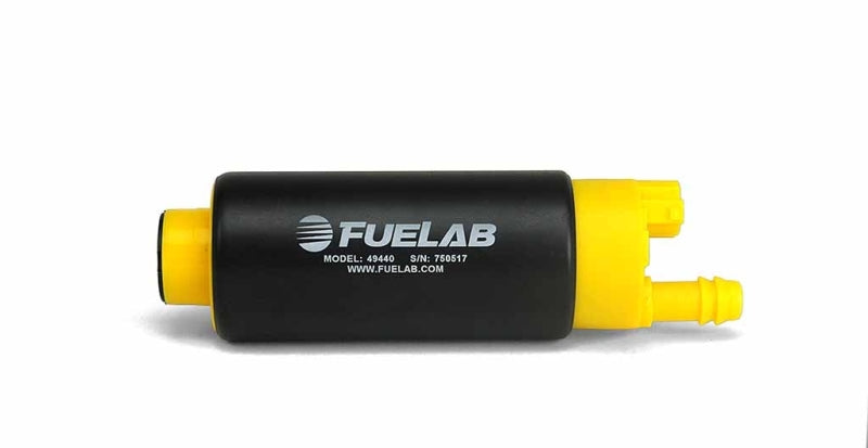 Fuelab 494 High Output In-Tank Electric Fuel Pump - 340 LPH Center Out Fuel Pumps Fuelab