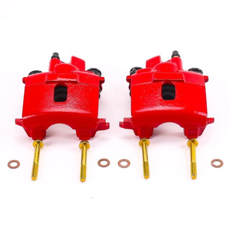 Power Stop 99-04 Chrysler 300M Rear Red Calipers w/o Brackets - Pair Brake Calipers - Perf PowerStop