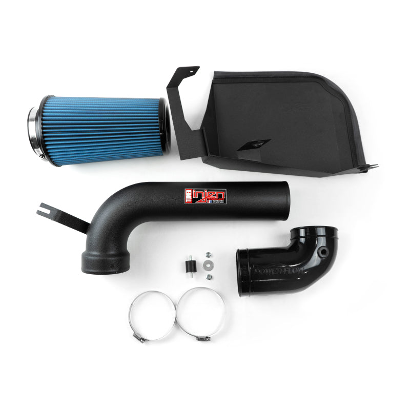 Injen 19-20 Ram 1500 V8-5.7L Wrinkle Black PF Cold Air Intake System Cold Air Intakes Injen
