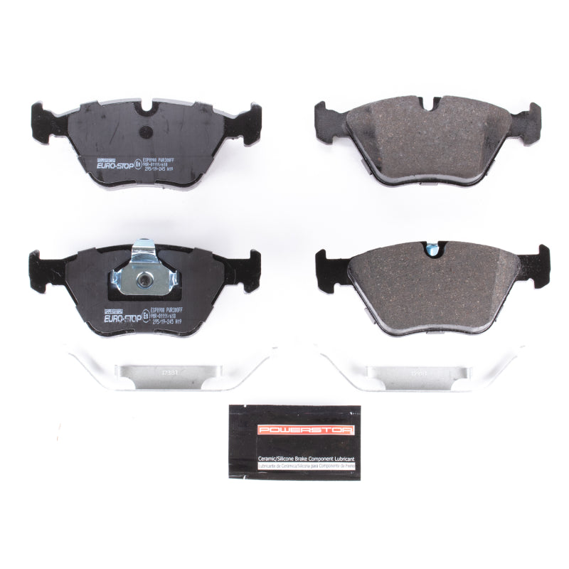 Power Stop 06-08 BMW Z4 Euro-Stop ECE-R90 Front Brake Pads Brake Pads - OE PowerStop