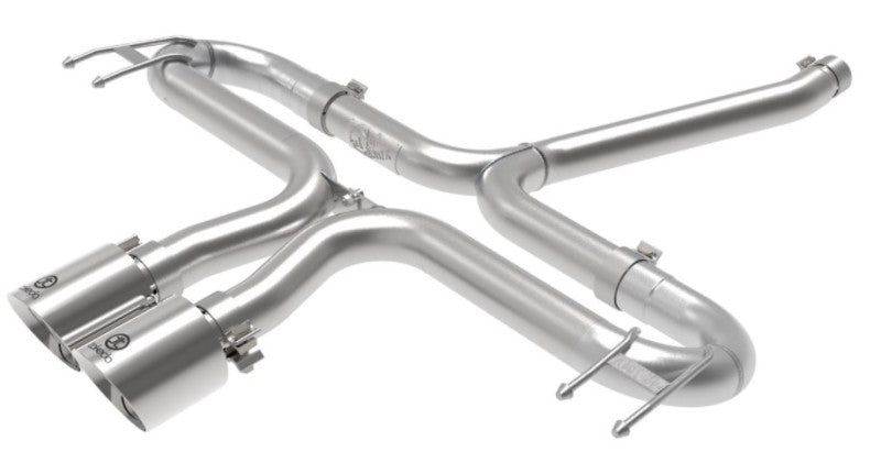 aFe Takeda 2-1/2in 304 SS Axle-Back Exhaust w/Polished Tips 17-20 Honda Civic Sport L4-1.5L (t) Axle Back aFe