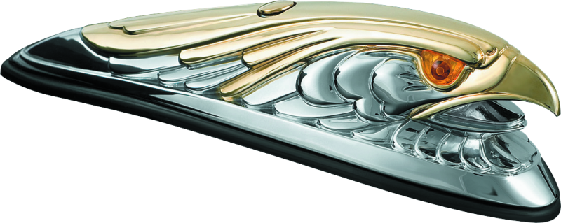 Kuryakyn Eagle Fender Ornament Chrome Exterior Trim Kuryakyn