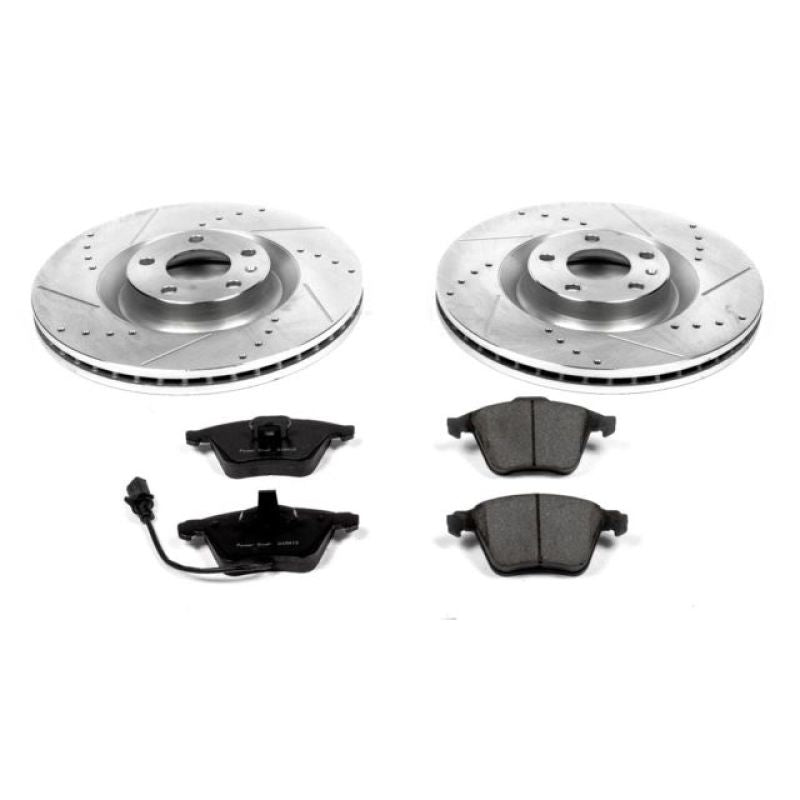 Power Stop 04-09 Audi S4 Front Z23 Evolution Sport Brake Kit Brake Kits - Performance D&S PowerStop