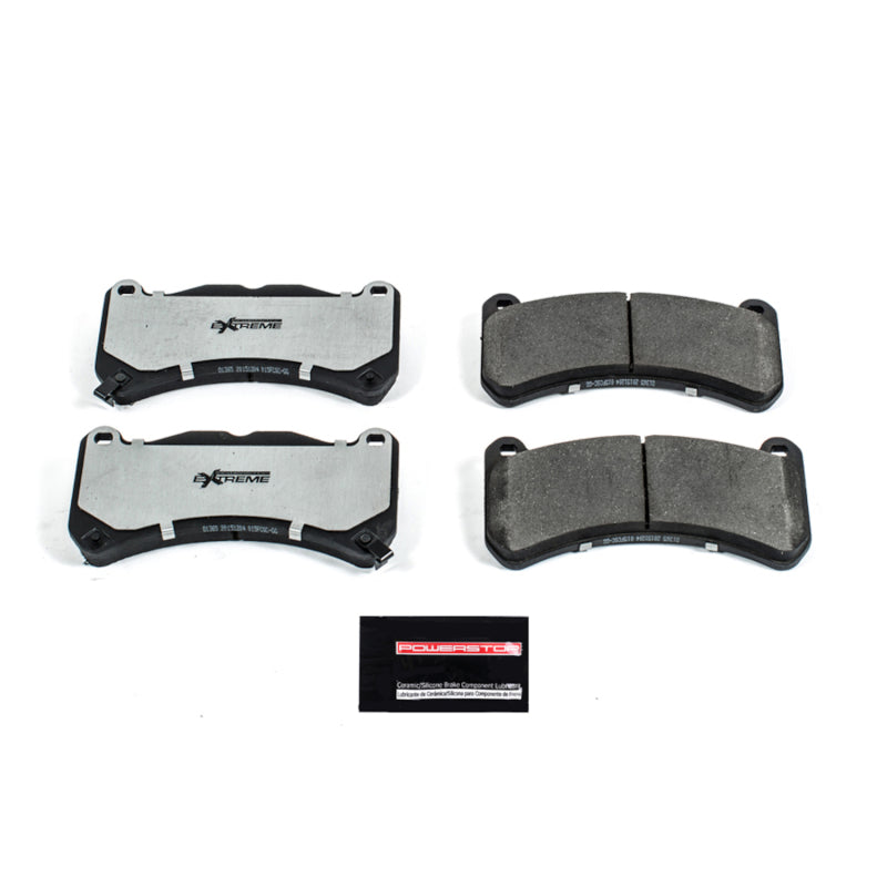 Power Stop 13-14 Ford Mustang Front Z26 Extreme Street Brake Pads w/Hardware Brake Pads - Performance PowerStop