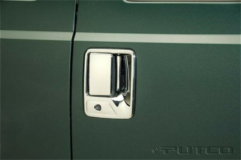 Putco 99-16 Ford SuperDuty w/o Passenger Keyhole (4 Door) Door Handle Covers Exterior Trim Putco