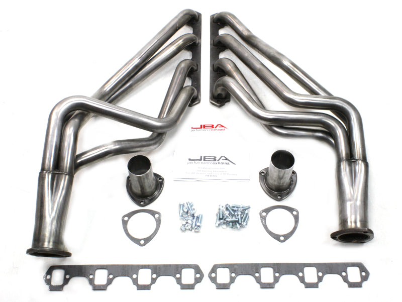 JBA 65-73 Ford Mustang 260-302/71-73 Ford 260-351W SBF 1-5/8in Primary Raw 409SS Long Tube Header Headers & Manifolds JBA