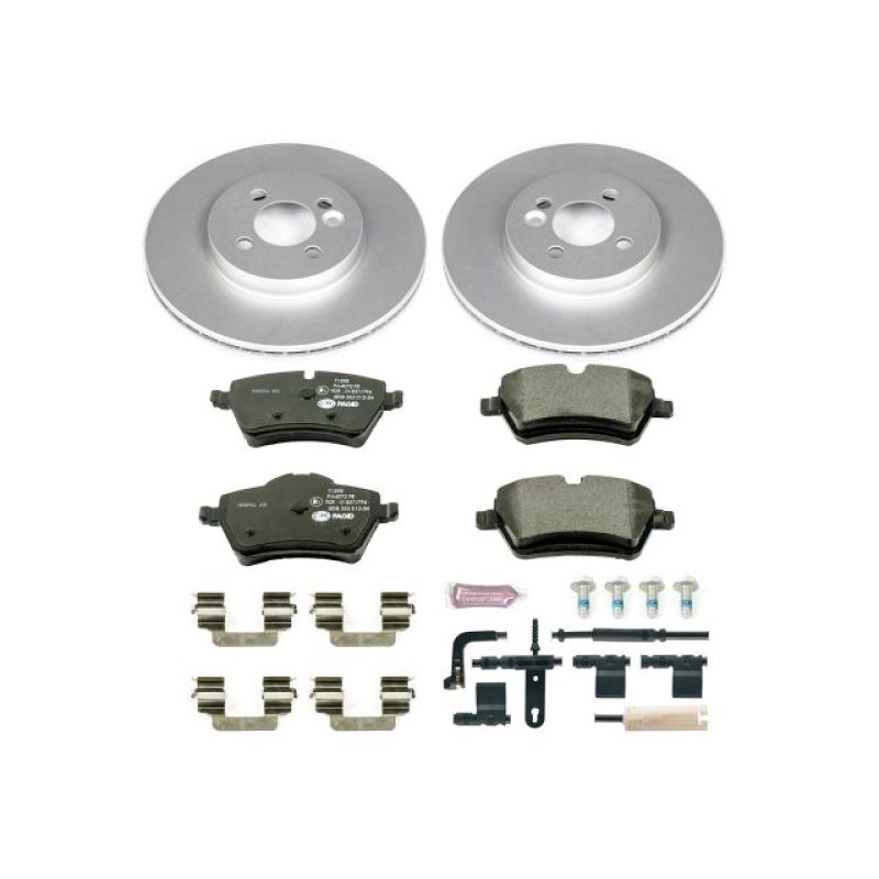 Power Stop 07-10 Mini Cooper Front Euro-Stop Brake Kit Brake Kits - OE PowerStop