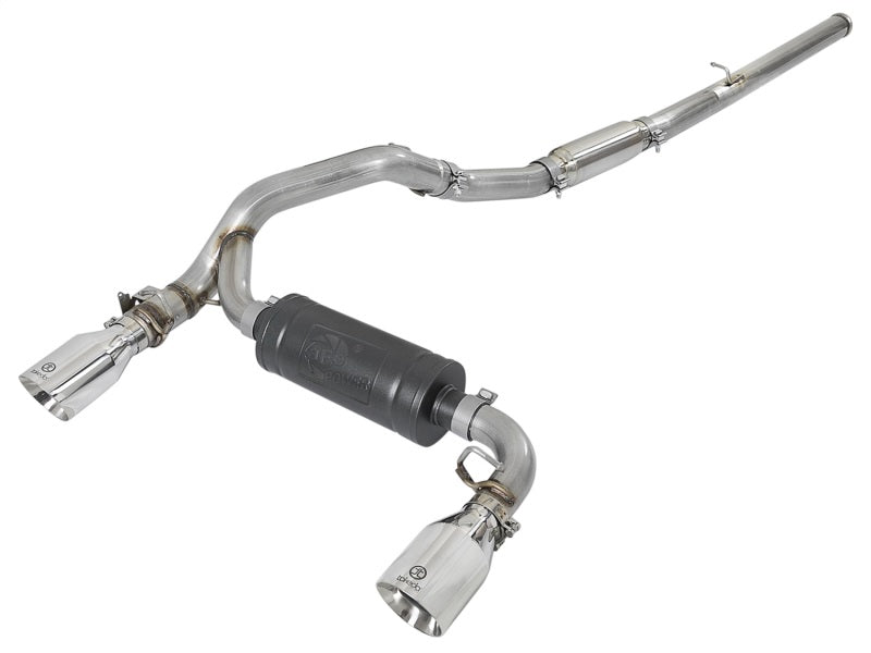 aFe Takeda 3in 304 SS Cat-Back Exhaust w/ Polished Tip 16-18 Ford Focus RS 2.3L (t) Catback aFe