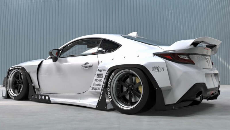 GReddy Pandem 2022+ Toyota GR86 (ZN8) Rocket Bunny V1.5 Ducktail Wing Spoilers GReddy