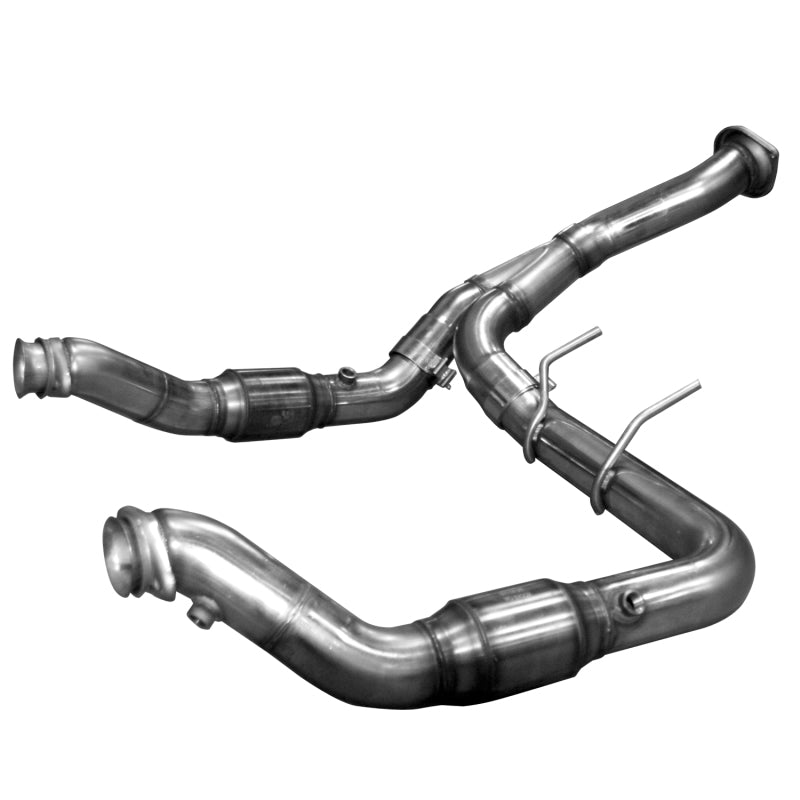 Kooks 11-14 Ford F150 Eco Boost 3.5L V6 3in SS GREEN Cat Turbo Down Y-Pipe Y Pipes Kooks Headers