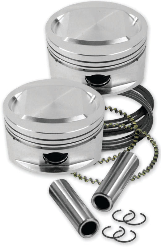 S&S Cycle 1999+ BT 95in Conversion Pistons - Standard Piston Sets - Powersports S&S Cycle