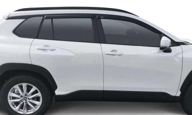 AVS 22-23 Toyota Corolla Cross Outside Mount Ventvisor Defector 4pc - Smoke Wind Deflectors AVS