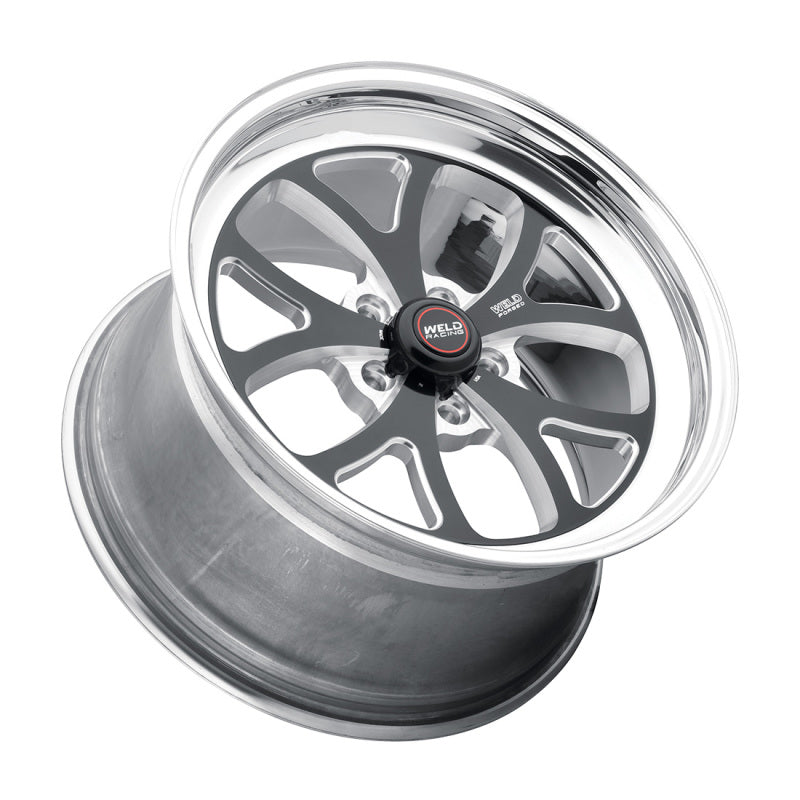 Weld S76 17x7 / 5x120 BP / 4.2in. BS Black Wheel (Medium Pad) - Non-Beadlock Wheels - Forged Weld