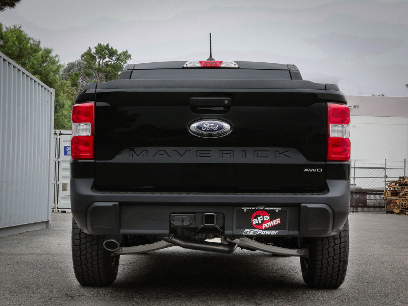 aFe 22-23 Ford Maverick EcoBoost L4 2.0L(t) Vulcan Series 2-1/2in 304 SS Cat-Back w/ Black Tip Catback aFe