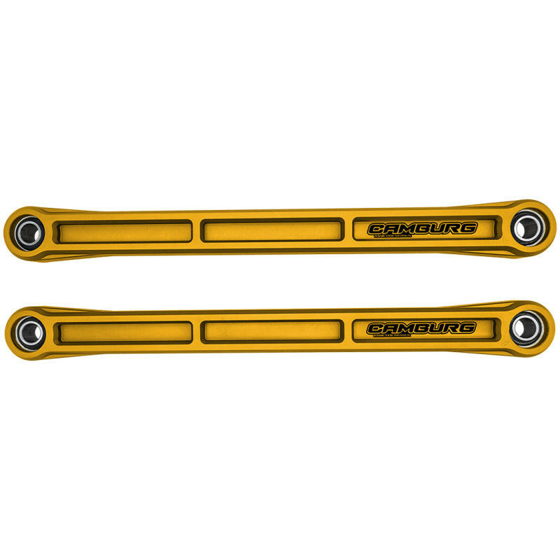 Camburg Ford Bronco 21-23 KINETIK Series Rear Billet Lower Trailing Arm Kit (Gold) Suspension Arms & Components Camburg