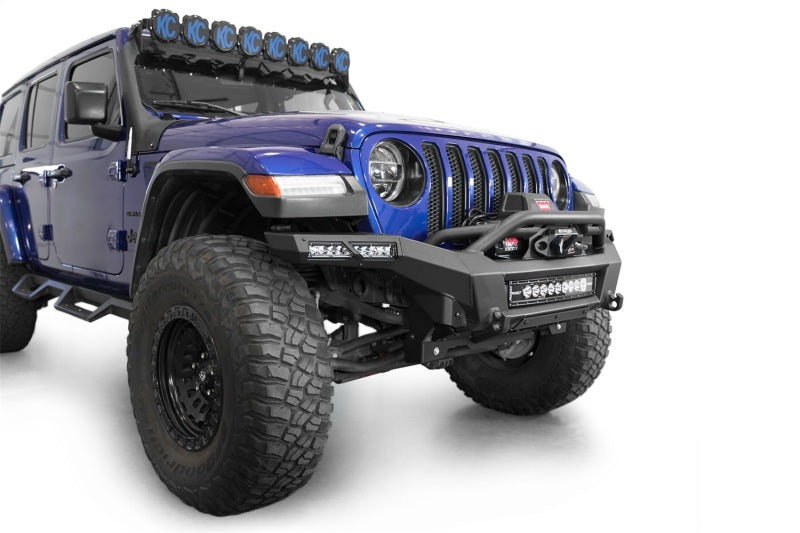 ADD 18-24 Jeep Wrangler JL / 18-24 Jeep Gladiator JT Phantom Winch Rear Bumper Bumpers - Steel Addictive Desert Designs