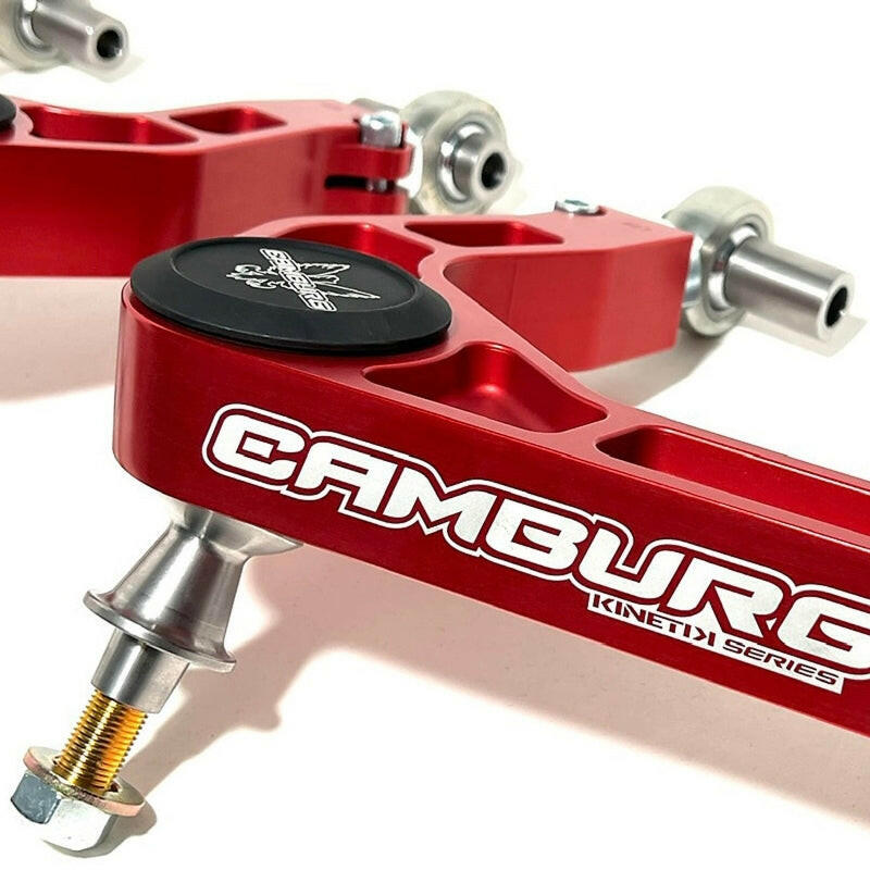 Camburg Ford Bronco 21-23 KINETIK V2 Performance Billet Uniball Upper Arms (Red) Suspension Arms & Components Camburg