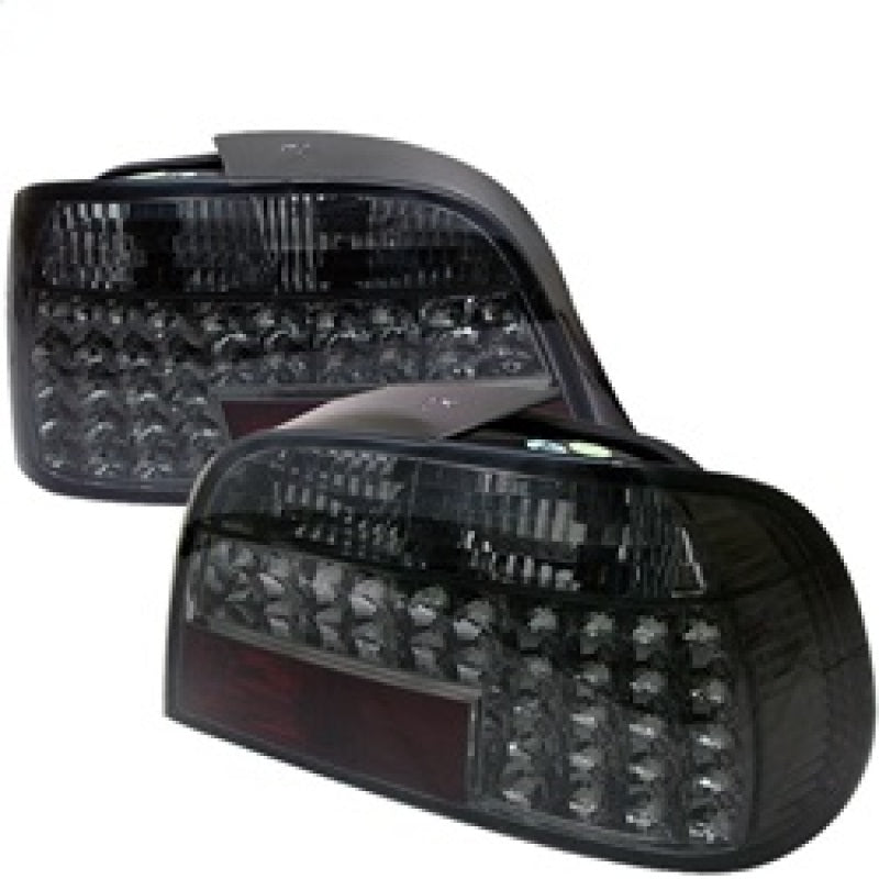 Spyder BMW E38 7-Series 95-01 LED Tail Lights Smoke ALT-YD-BE3895-LED-SM Tail Lights SPYDER