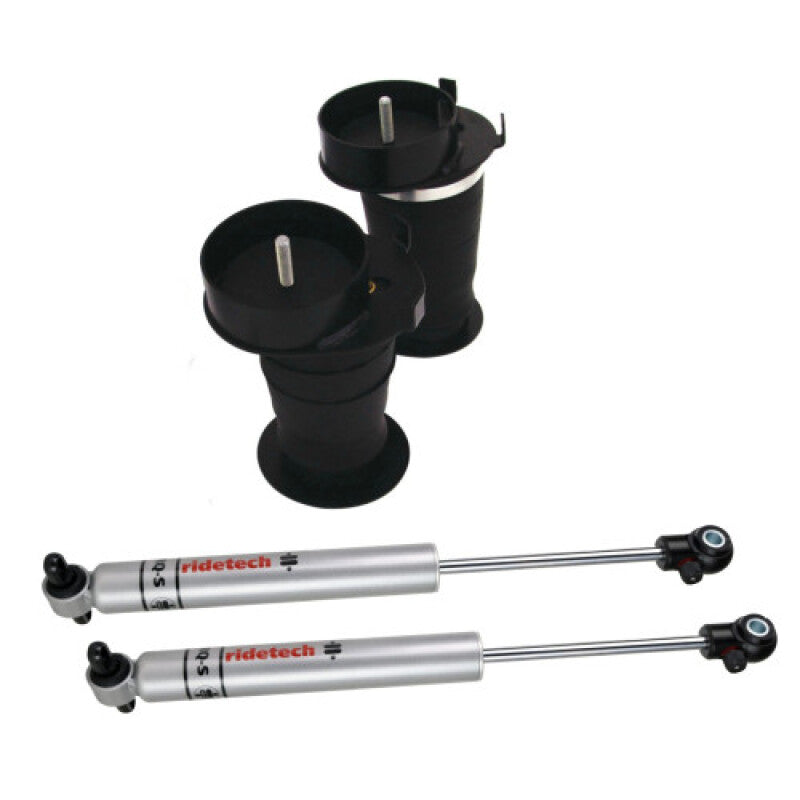 Ridetech 65-70 Pontiac Fullsize Rear CoolRide Air Spring & RQ-S Shocks Air Springs Ridetech