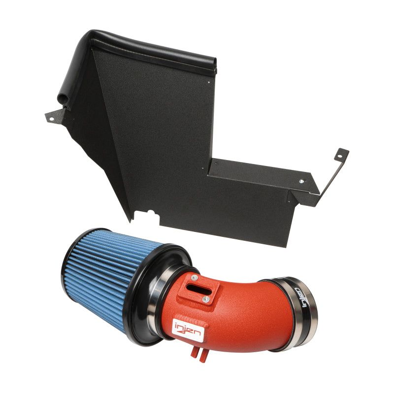 Injen 2020 BMW M340i SP Short Ram Air Intake System Wrinkle Red Finish Cold Air Intakes Injen