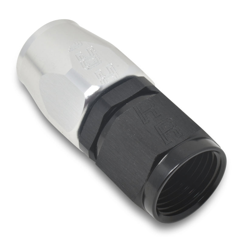 Russell Performance -16 AN Silver/Black Straight Full Flow Hose End Fittings Russell