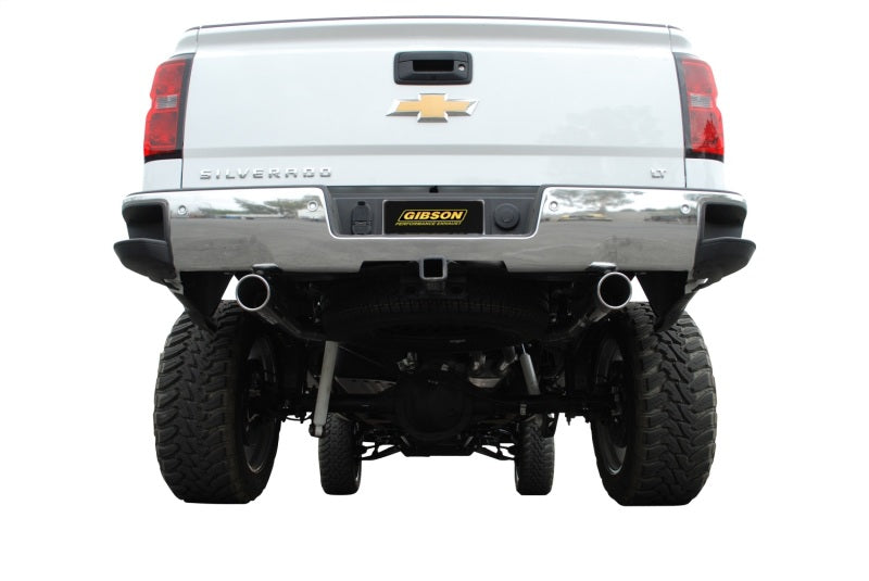 Gibson 14-18 Chevrolet Silverado 1500 LTZ 6.2L 3.5in/2.25in Cat-Back Dual Split Exhaust - Stainless Catback Gibson